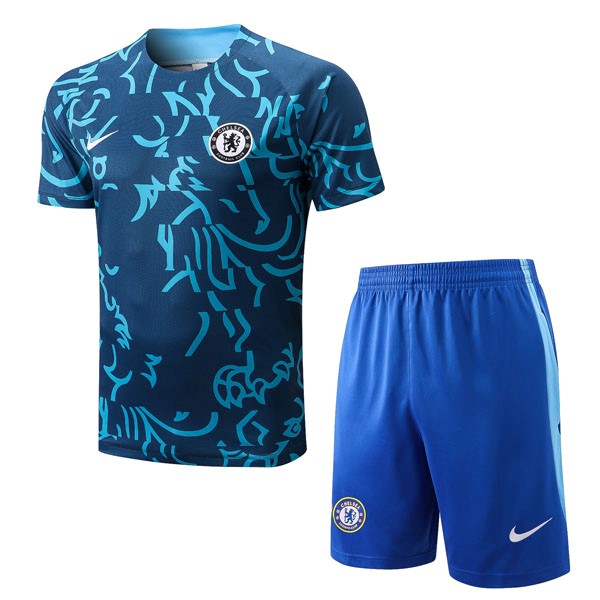 Camiseta Entrenamiento Chelsea Conjunto Completo 2022/2023 Azul